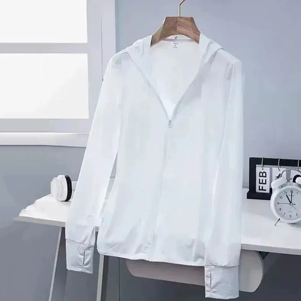 Sun Protection Jacket For Women And Men Jacket UPF50+ Ice Silk Skin Coat For Walking Travel And Fishing Outdoor Sports Clothing - Colouronova