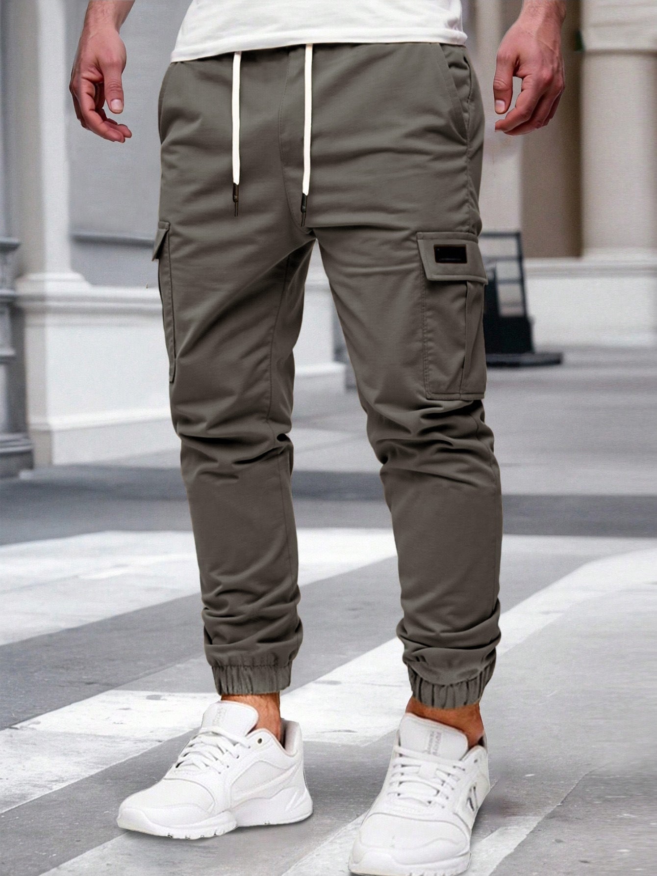 Relaxing multi-pocket work pants Colouronova