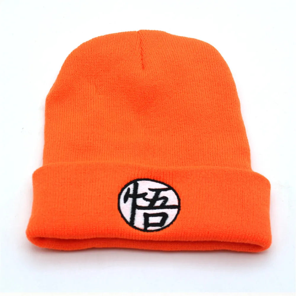Dragon Ball Z Beanie Hat Son Goku Master Roshi Women Men Knitted Warm Winter Hats Hip-hop Casual Cuffed Bonnet Cosplay Hat - Colouronova