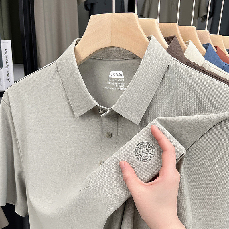 Men's Casual Short Sleeve Polo Shirt Colouronova