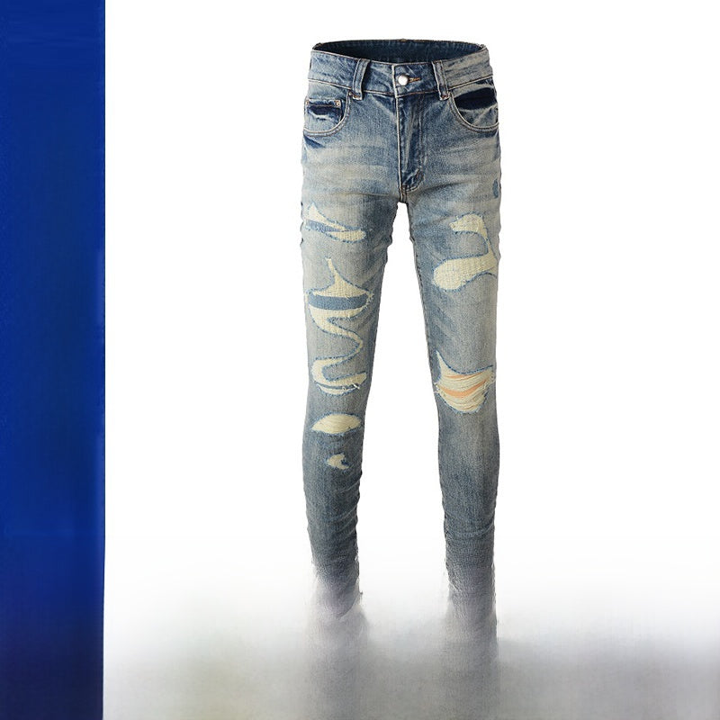 Men's ripped jeans Colouronova