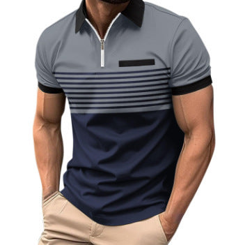 Men's Striped Polo Shirt Colouronova