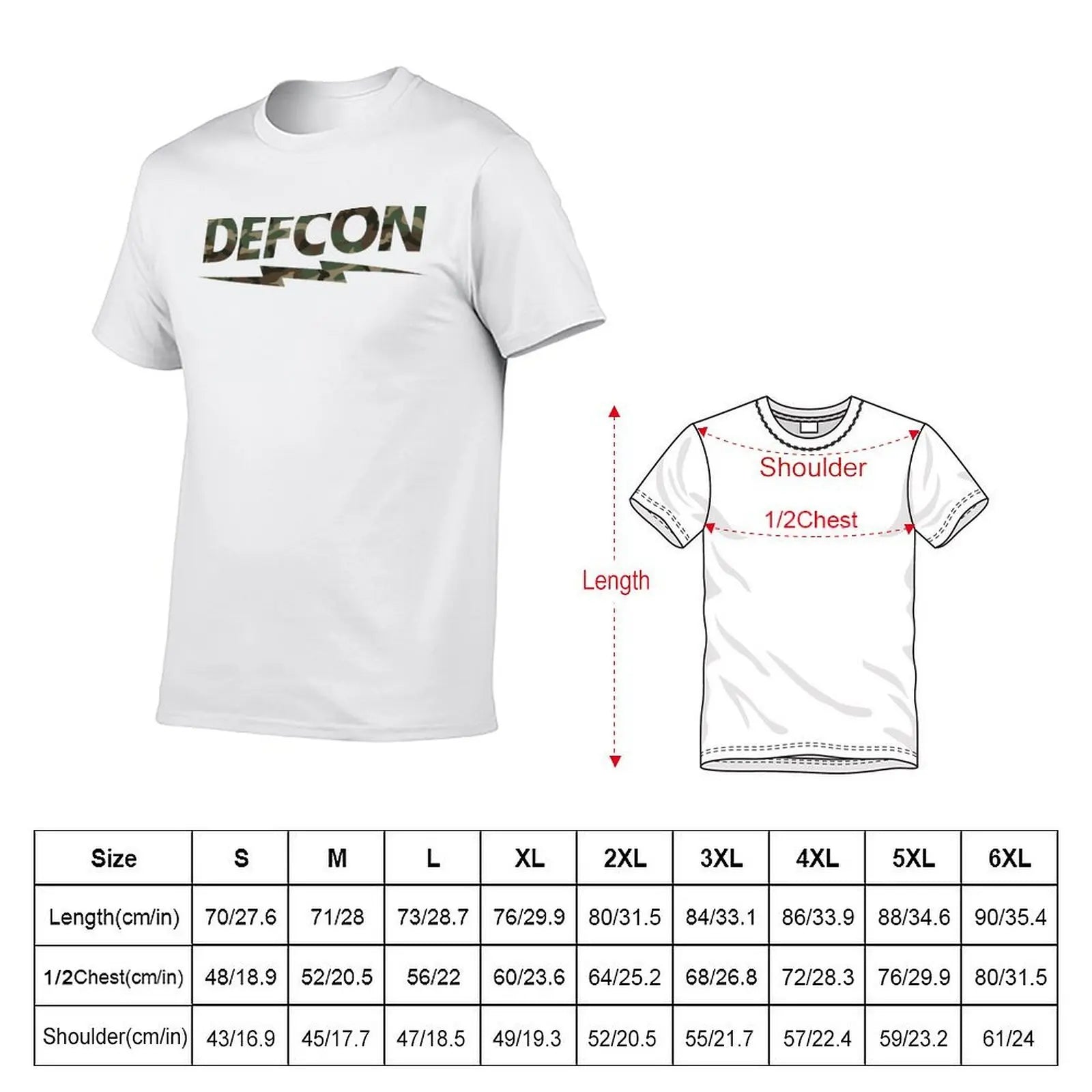 DEFCON -Woodland T-Shirt essential t shirt black cotton t-shirt plain for man package T-Shirt - Colouronova