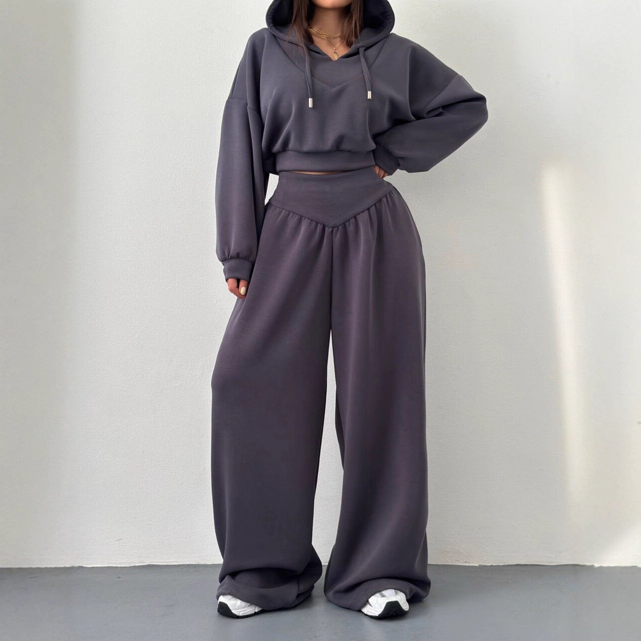 Women's Casual Hooded Tracksuit Set Colouronova