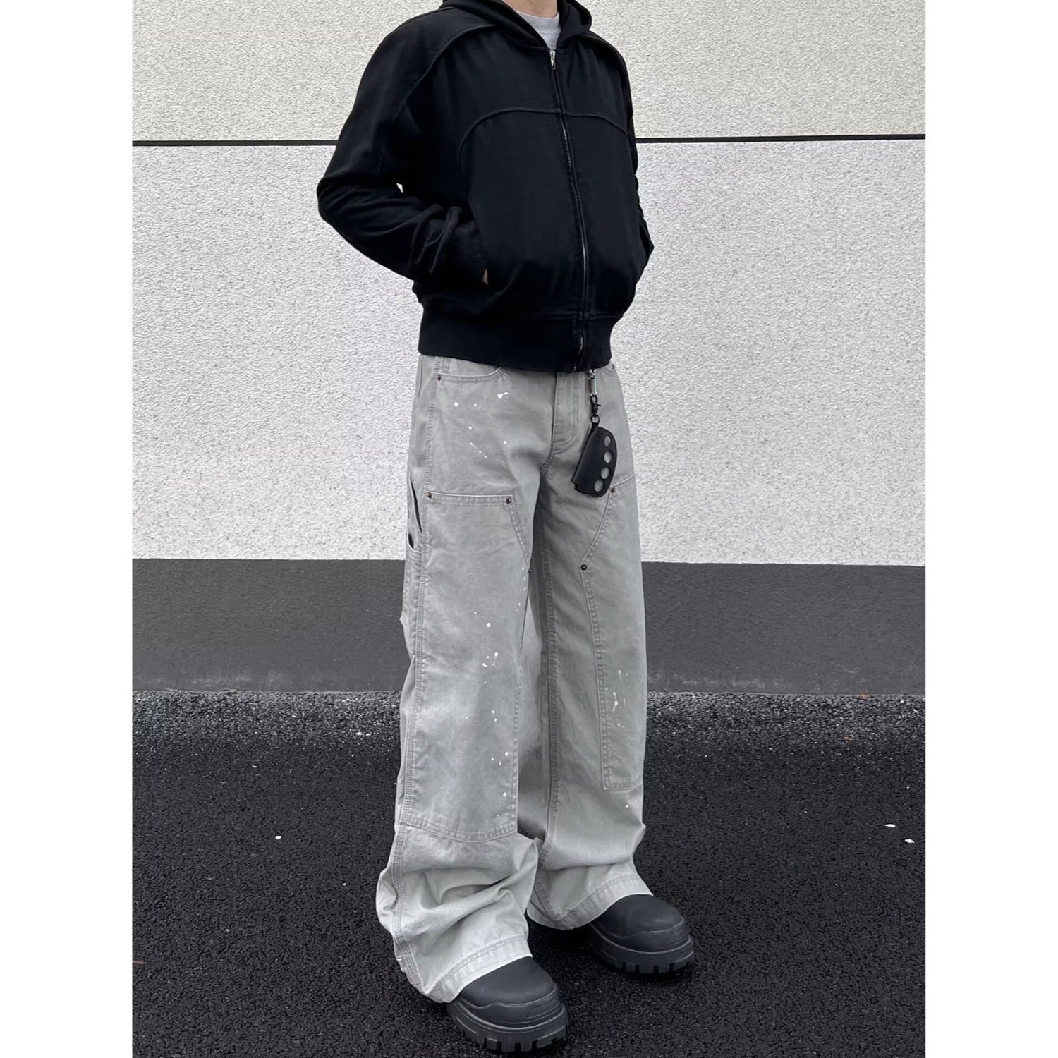Retro Camouflage Denim Pants Colouronova