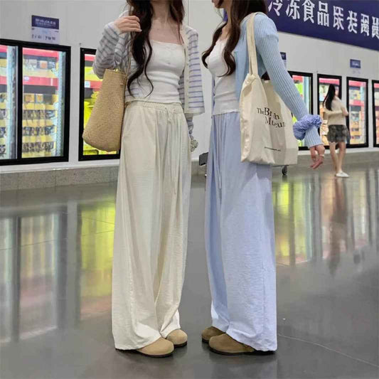 Women's Lazy Style Straight Leg Casual Pants