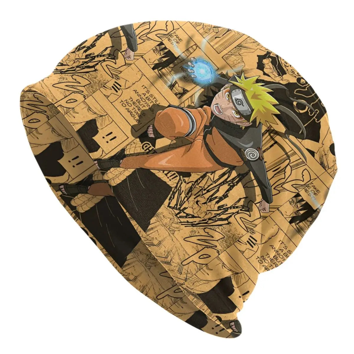 Unisex Chemo Beanie Skullies Narutos Anime Uzumaki Cartoon Outfit Fall Winter Warm Bonnet Knitting Hats - Colouronova