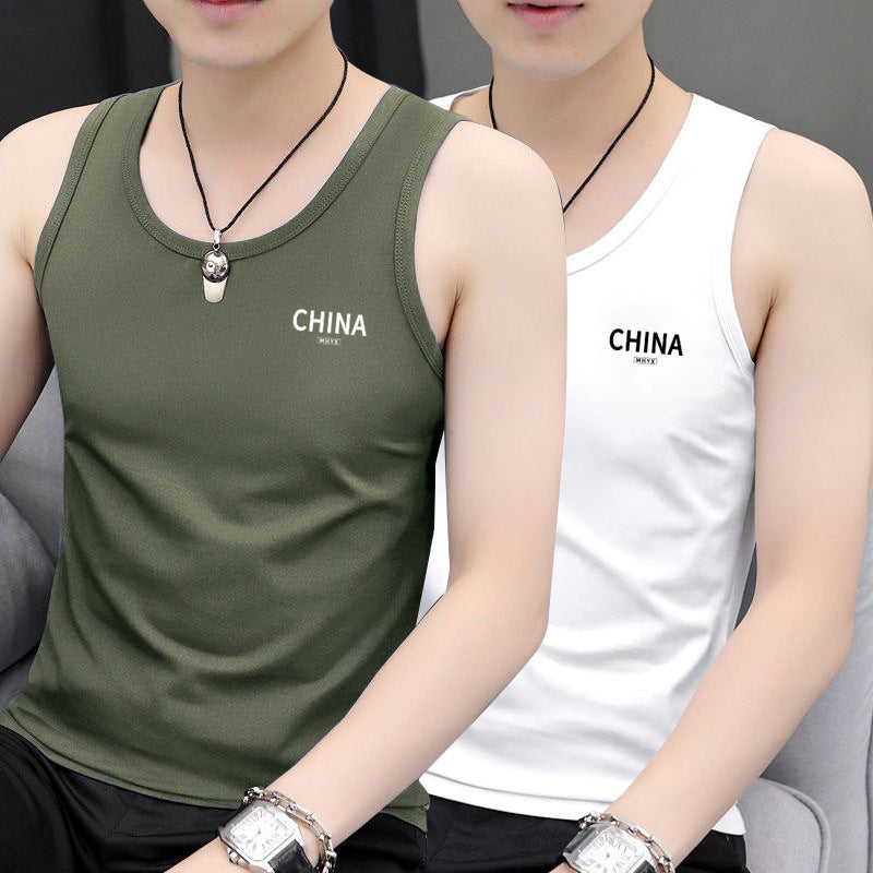 Mens Slim Fit Sports Vest Colouronova