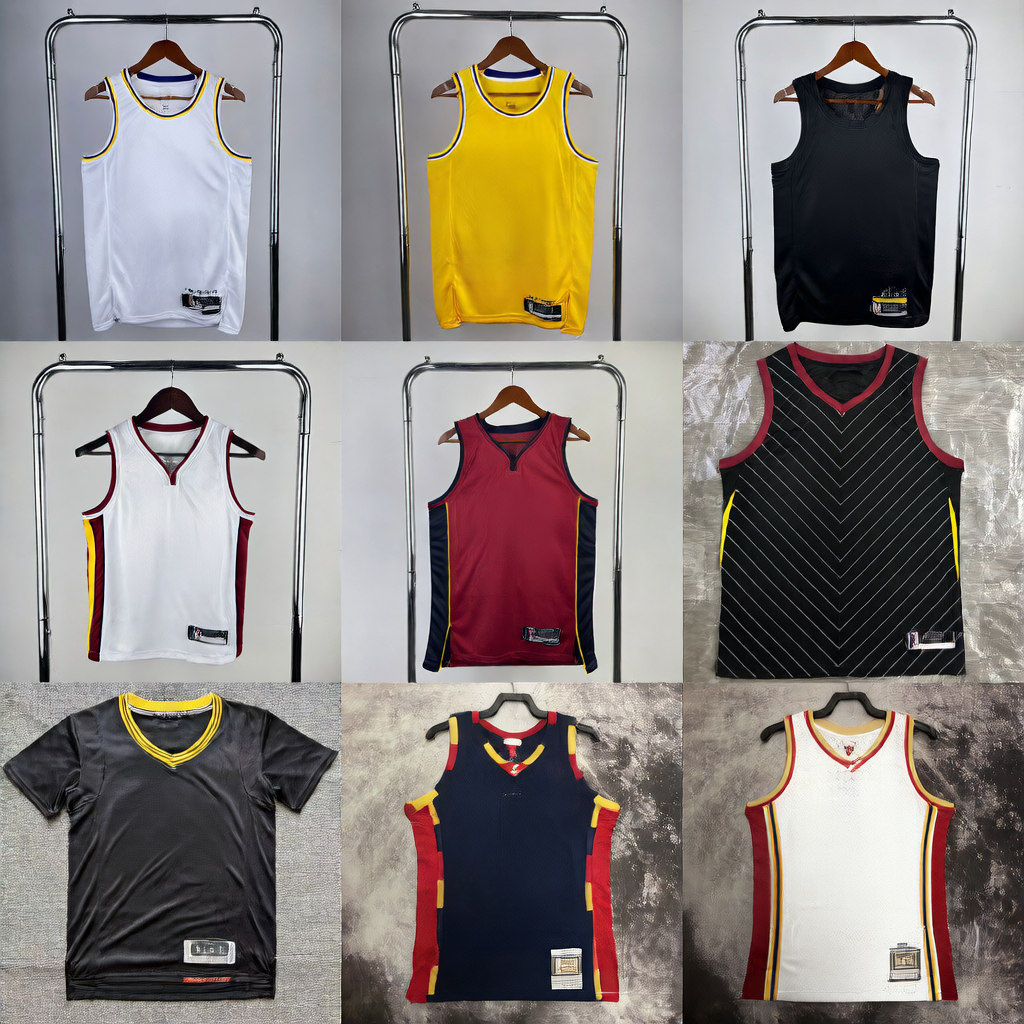Retro NBA Basketball Jersey Cotton Sportswear Colouronova