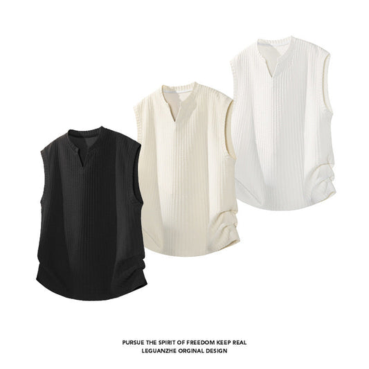 Mens Sleeveless Shirt Colouronova