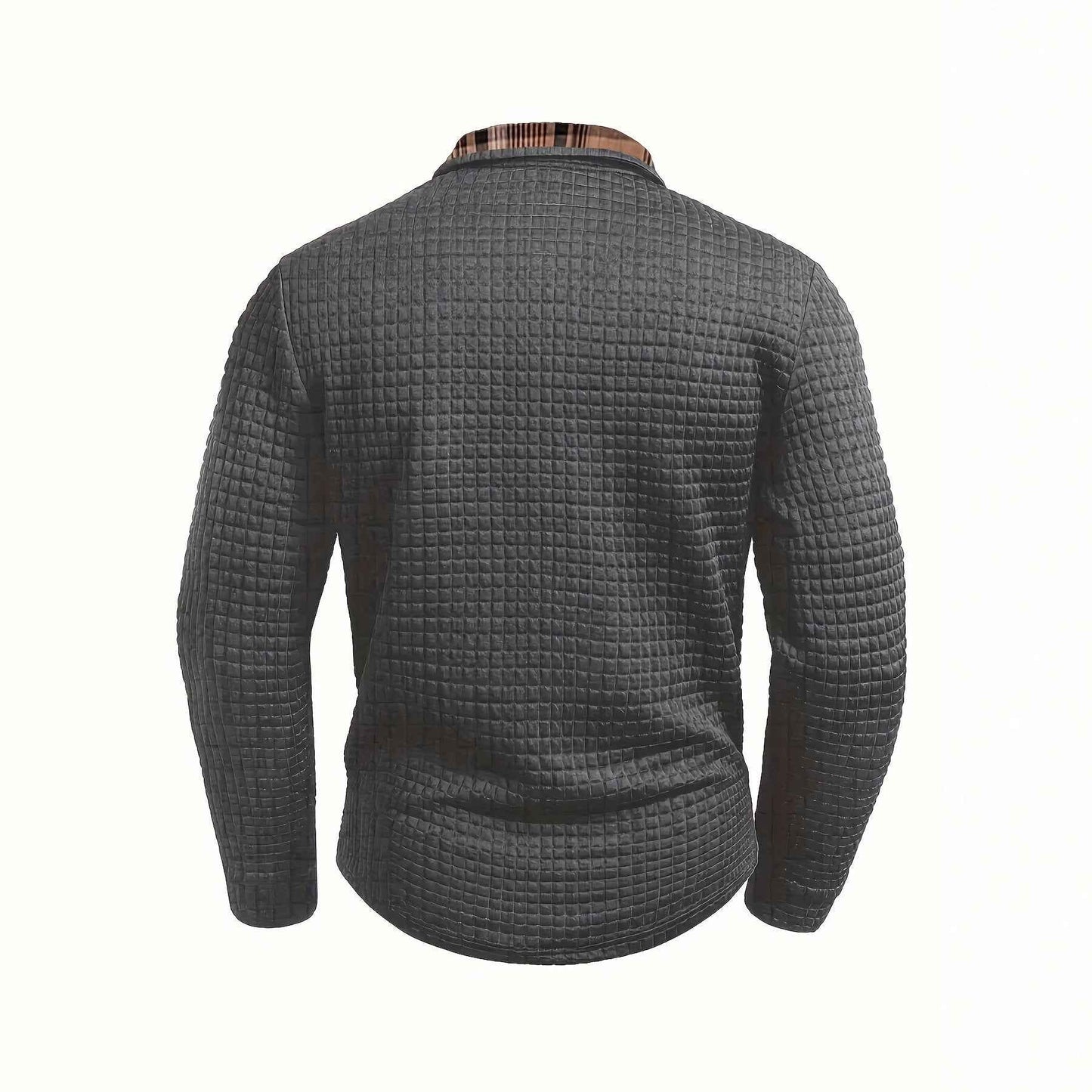 Classic Checkered Mens Polo Shirt