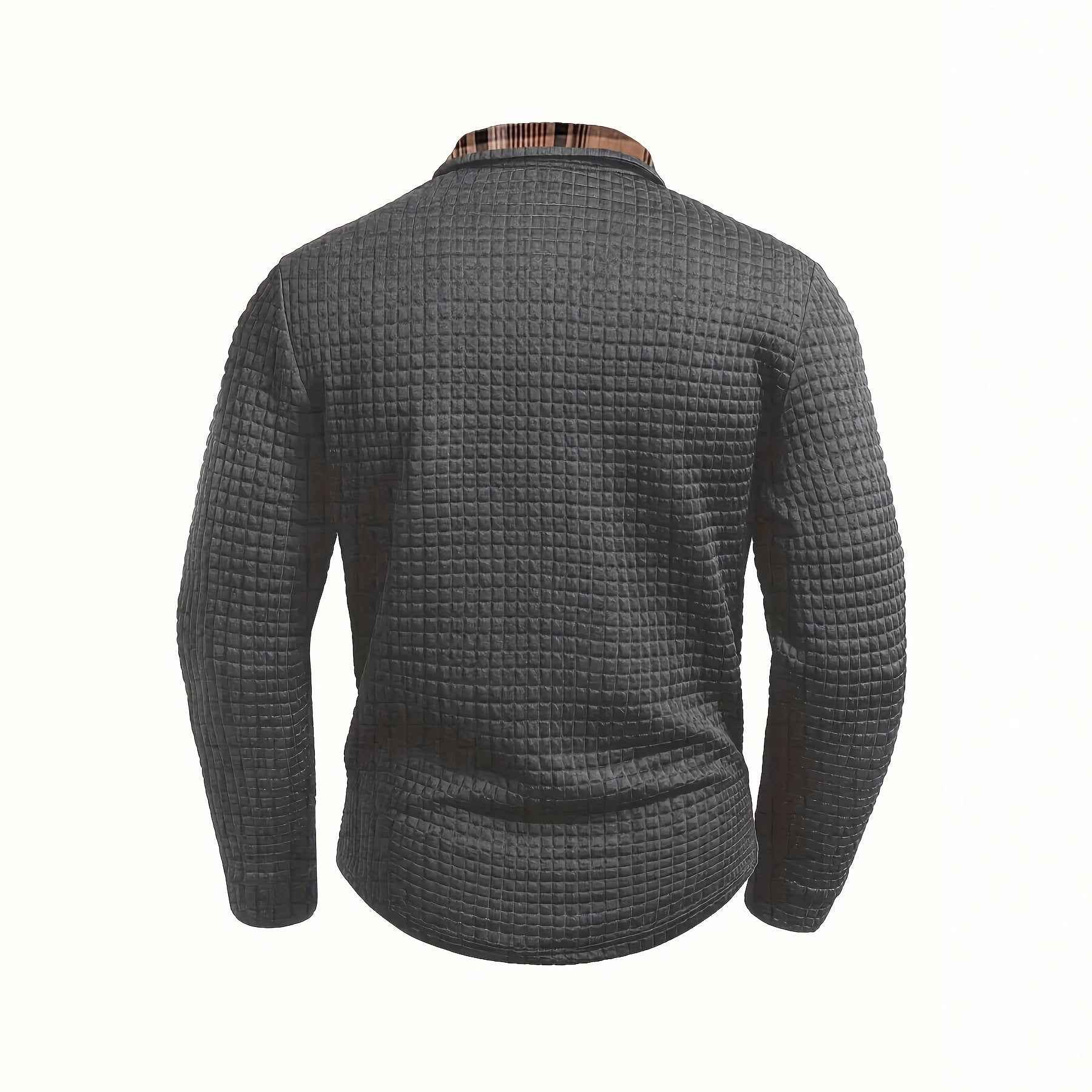 Classic Checkered Mens Polo Shirt