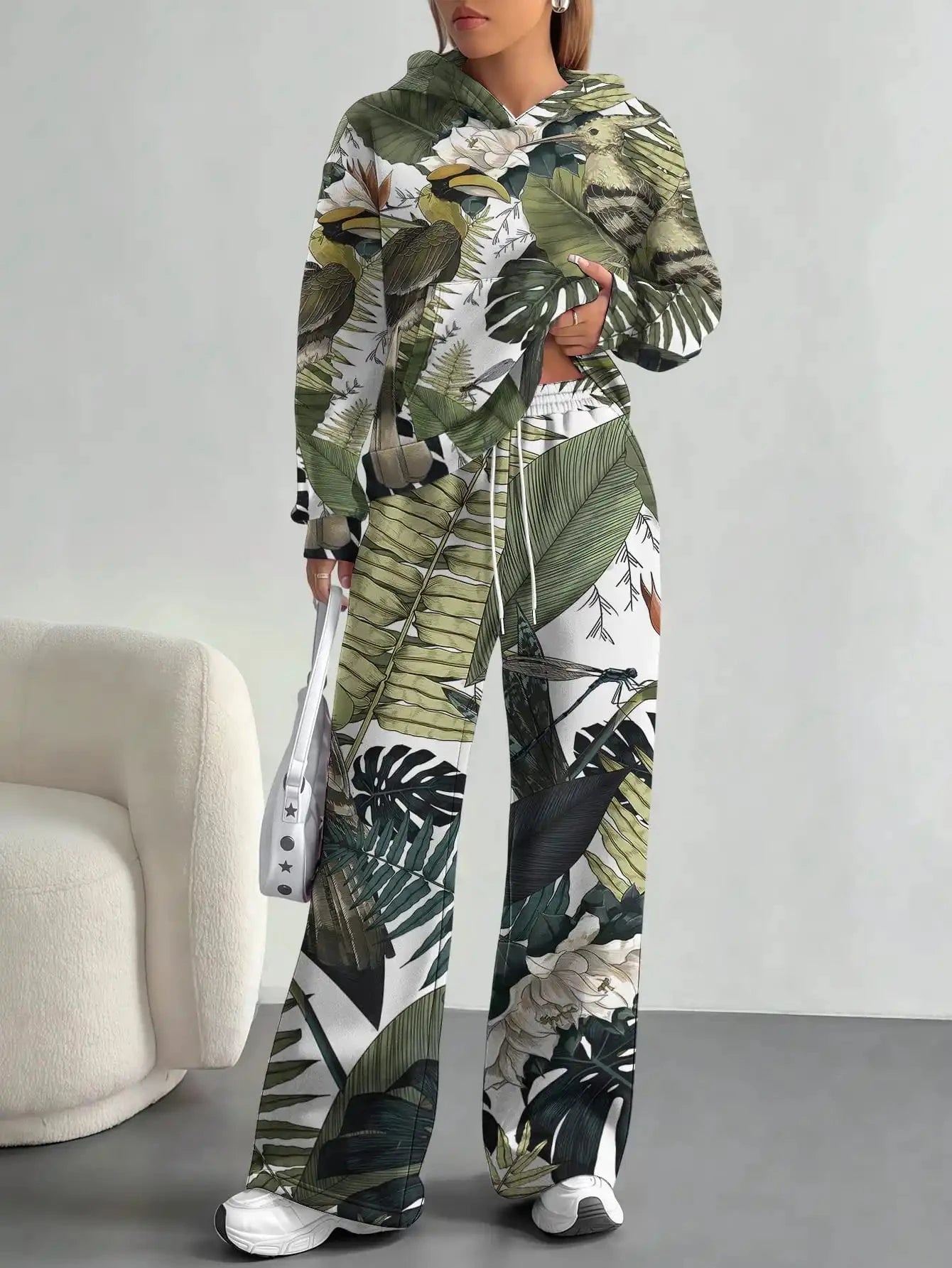 Retro ethnic style foreign trade 2025 floral pattern new hot style autumn and winter new fashion casual European and American Colouronova