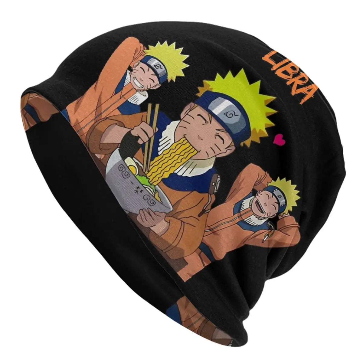 Unisex Chemo Beanie Skullies Narutos Anime Uzumaki Cartoon Outfit Fall Winter Warm Bonnet Knitting Hats - Colouronova