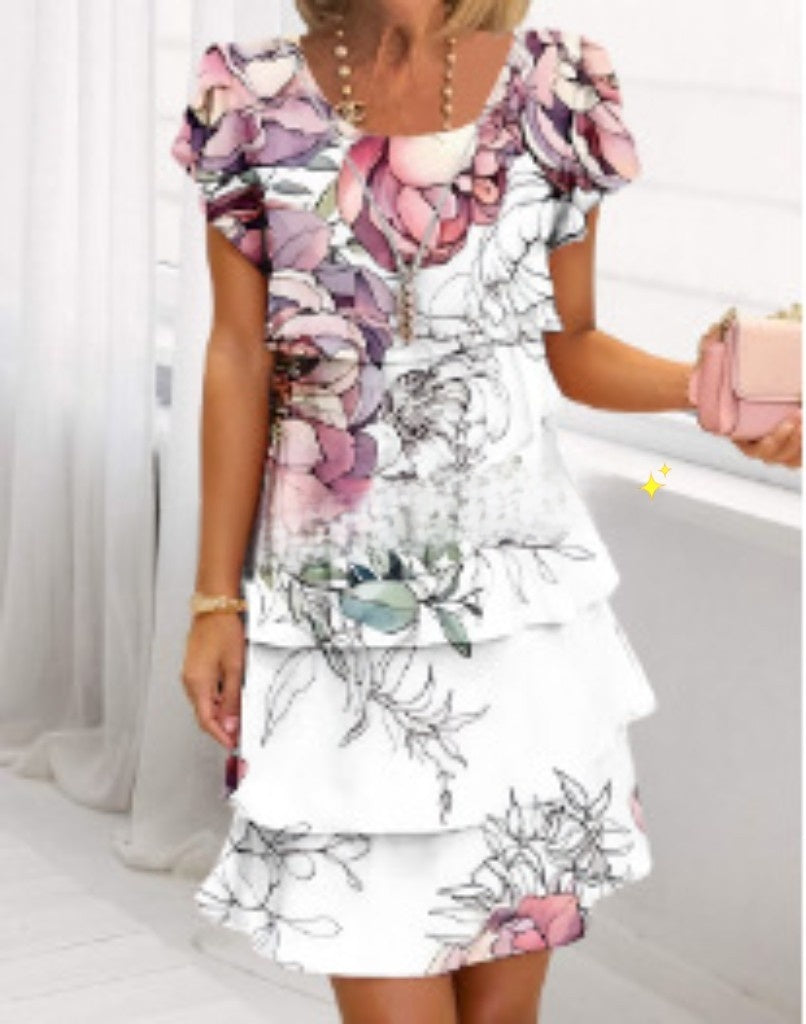 Chiffon dress Colouronova