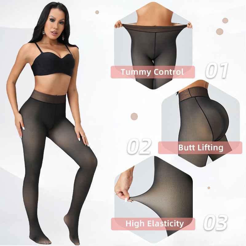 Thermal Fleece Lined Pantyhose