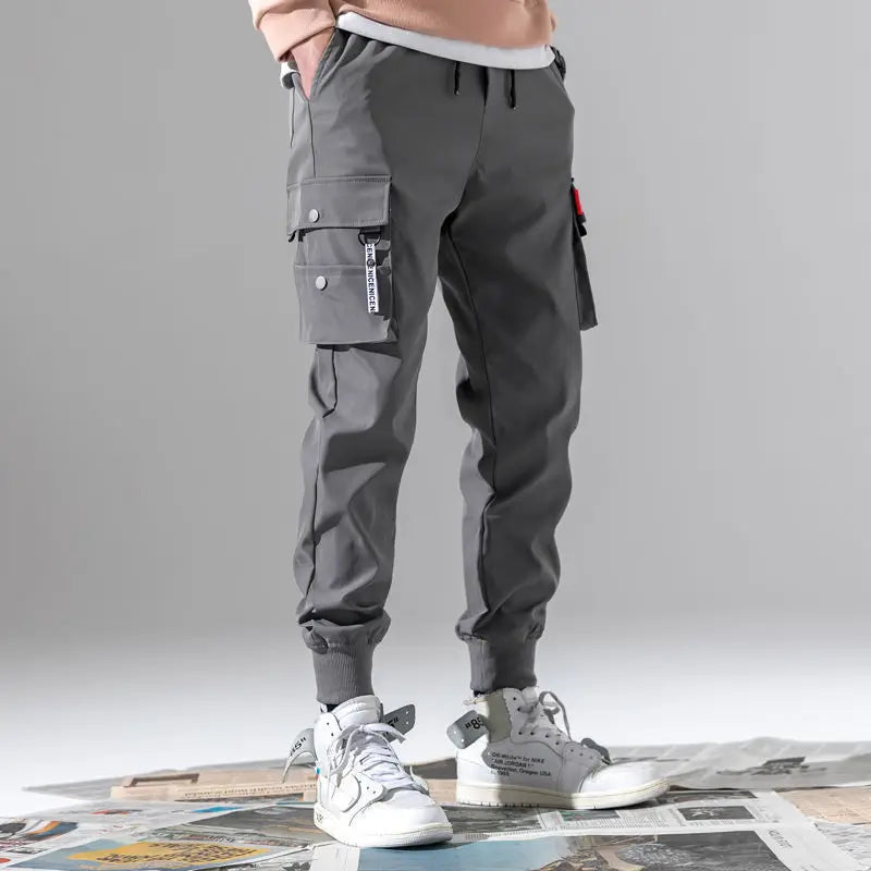 Cargo Pants for Men Mens Fashion Joggers Sports Pants Casual Cargo Pants Gym Sweatpants Trousers Mens Long Pant - Colouronova