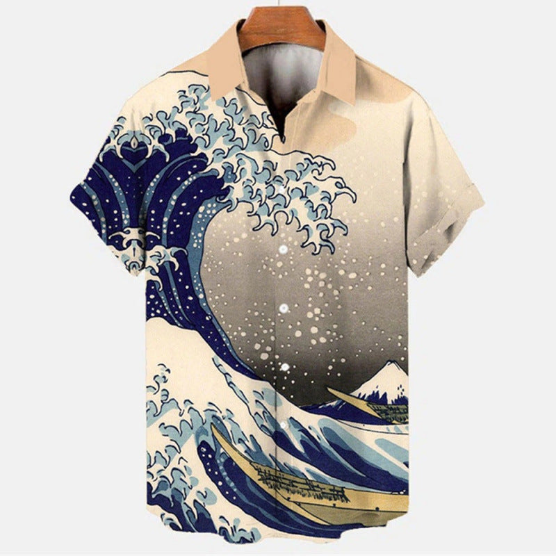 Mens Printed Shirt Colouronova