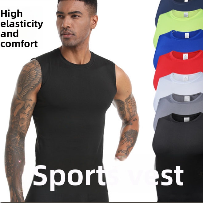 Men's tight-fitting vest Colouronova