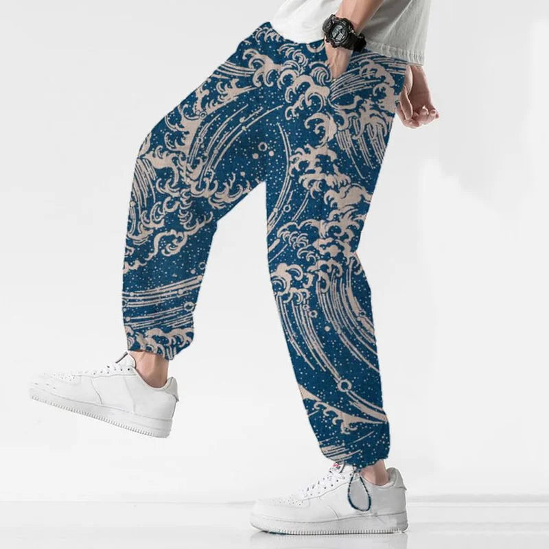 Sweatpants Pants For Women Summer Autumn 3D Print Bottom Pockets High Waist Sporty Gym Athletic Fit Jogger Female Trousers - Colouronova