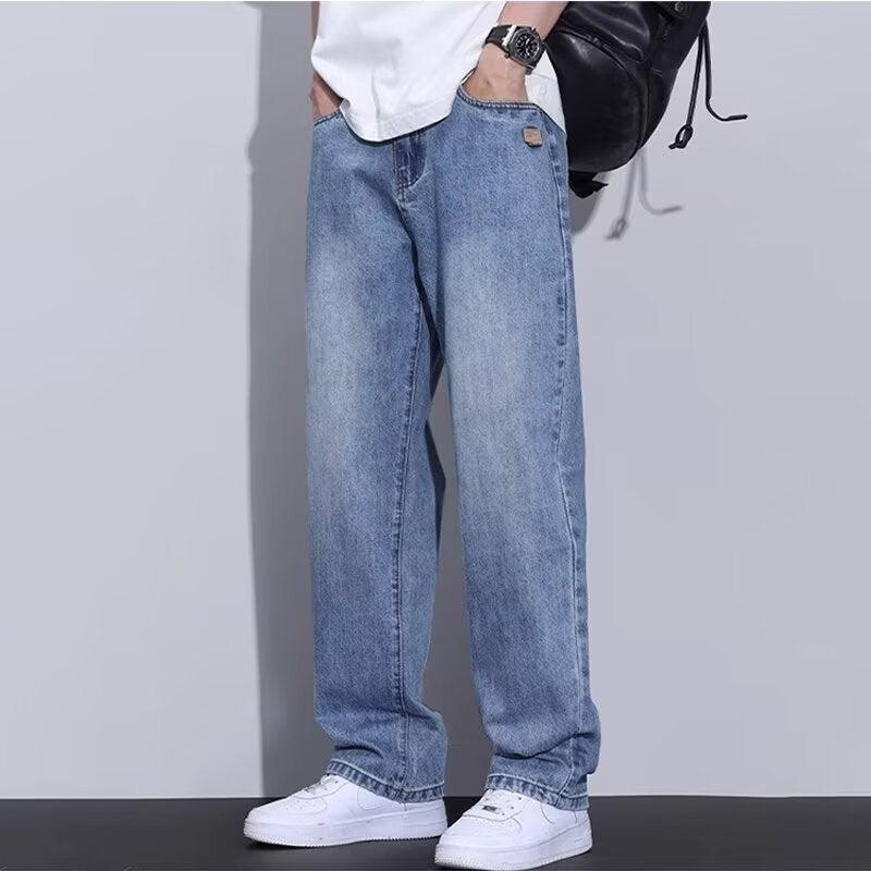 Mens Retro Straight Leg Jeans Colouronova