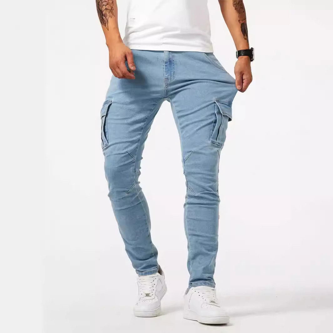 Men's Cotton Cargo Casual Pants Colouronova
