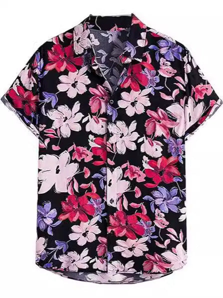 printing buckle short sleeve Colouronova