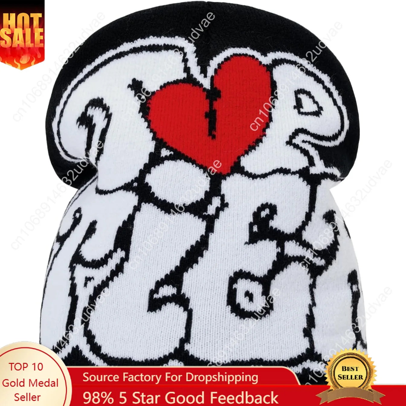 Y2K Beanie Hat for Men & Women Trendy Soft Stretchable Winter Cap, Warm Comfortable Cold Weather Knit Accessory - Colouronova