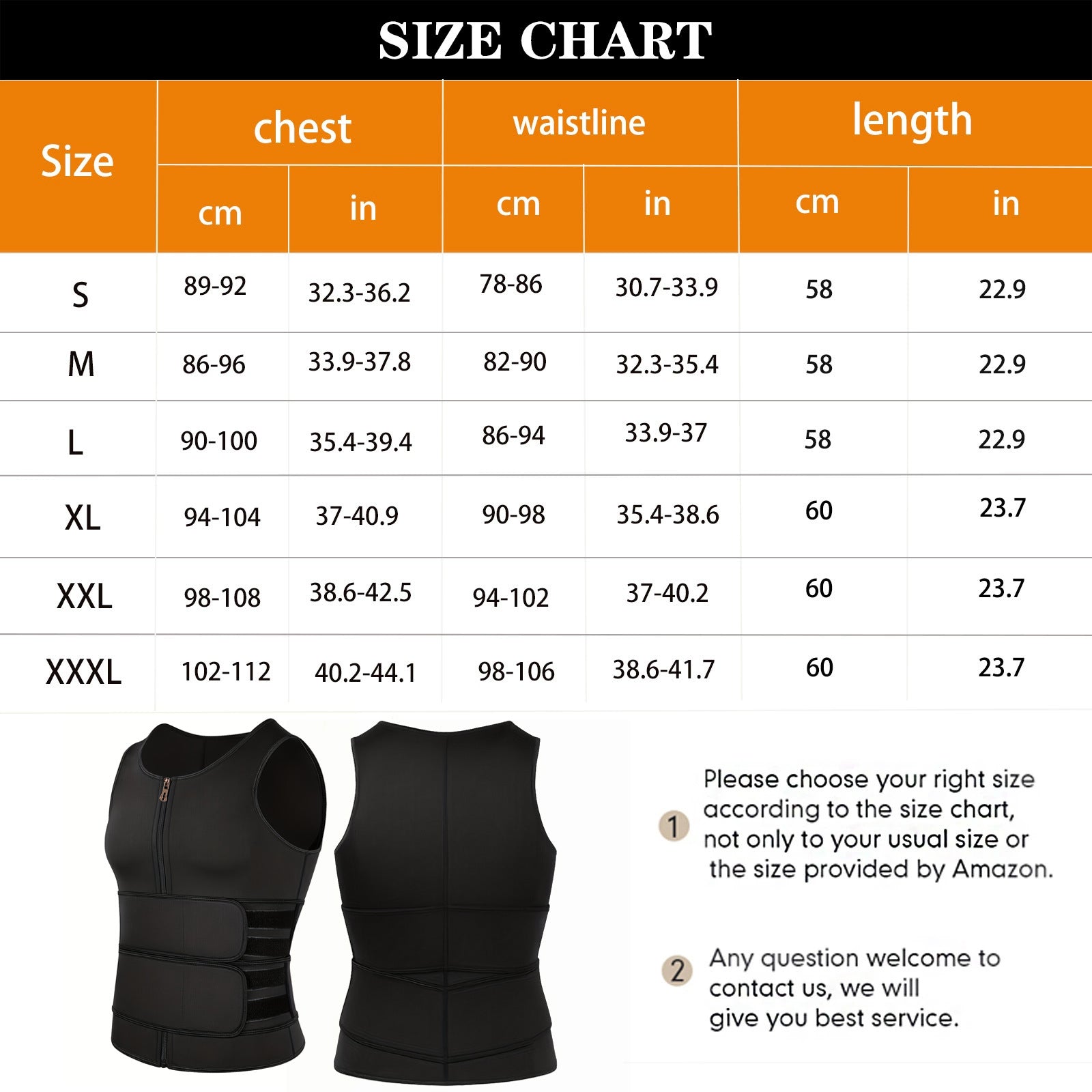 Men's Double Belt Workout Shaper Vest Colouronova