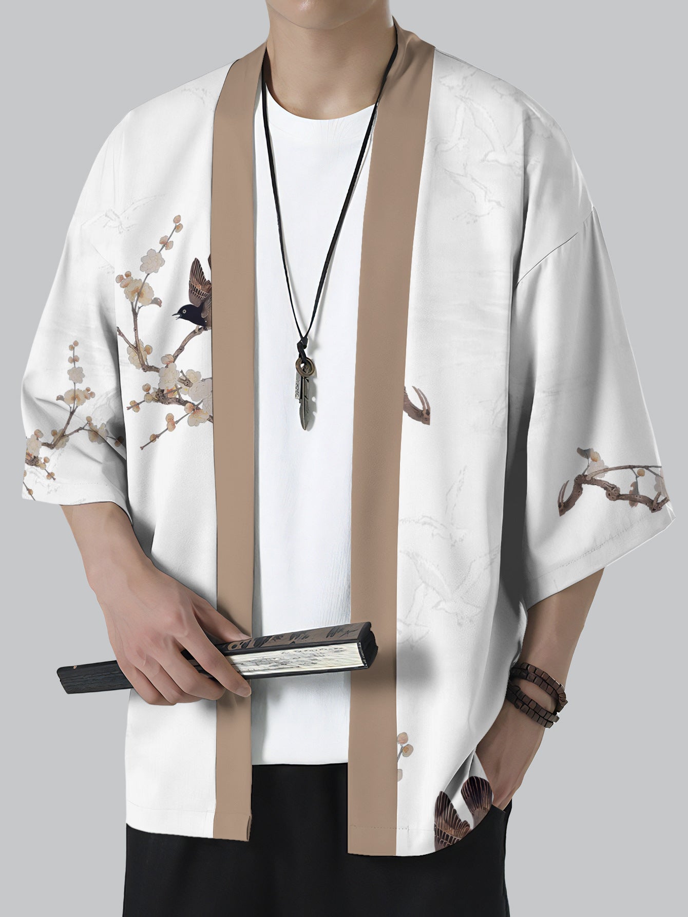 Printed Kimono Cardigan Colouronova