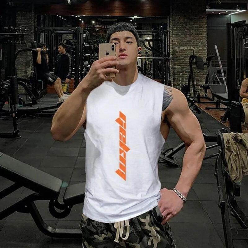 Running training waistcoat loose sports T-shirt quick-drying top Colouronova