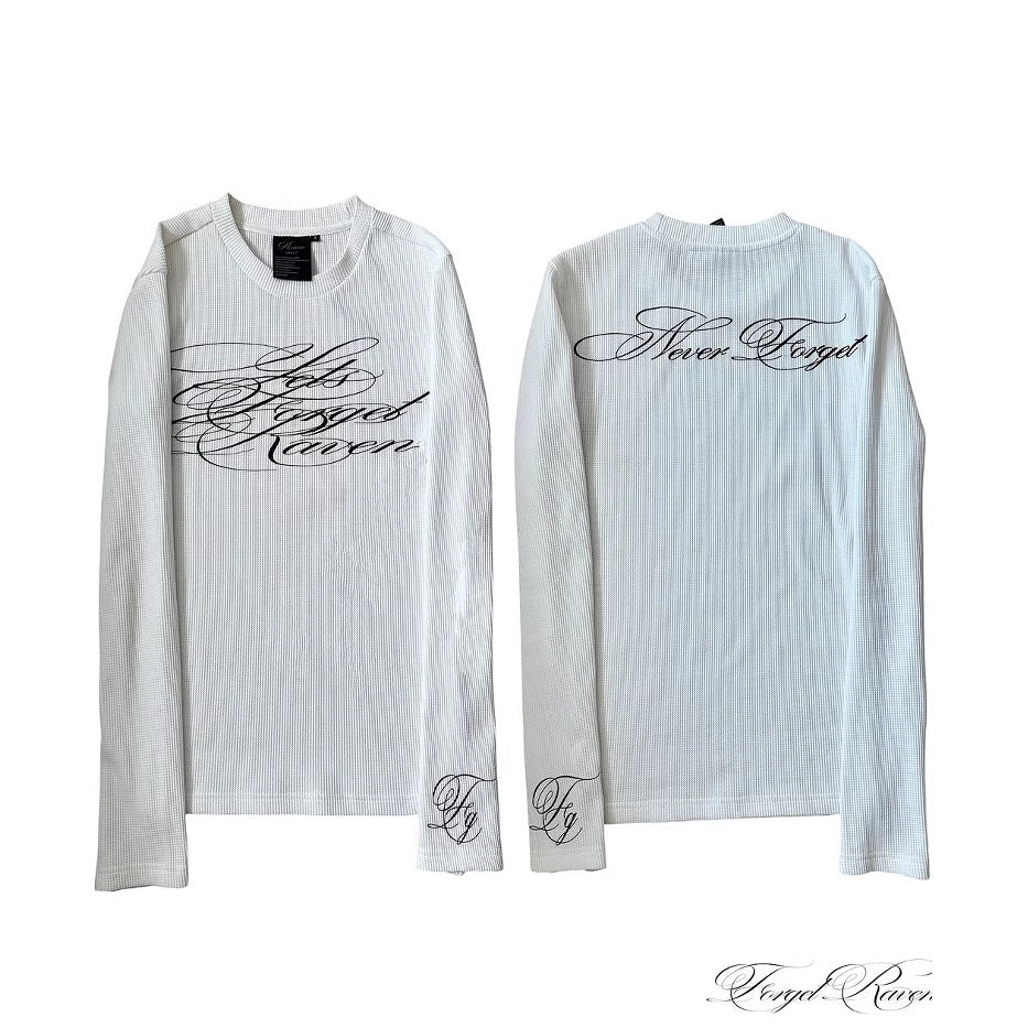 American Long-sleeved T-shirt Diablo Vintage Print Colouronova