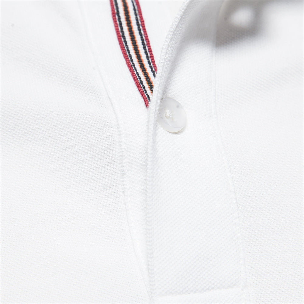 Men's Cotton Embroidered Polo Shirt Colouronova