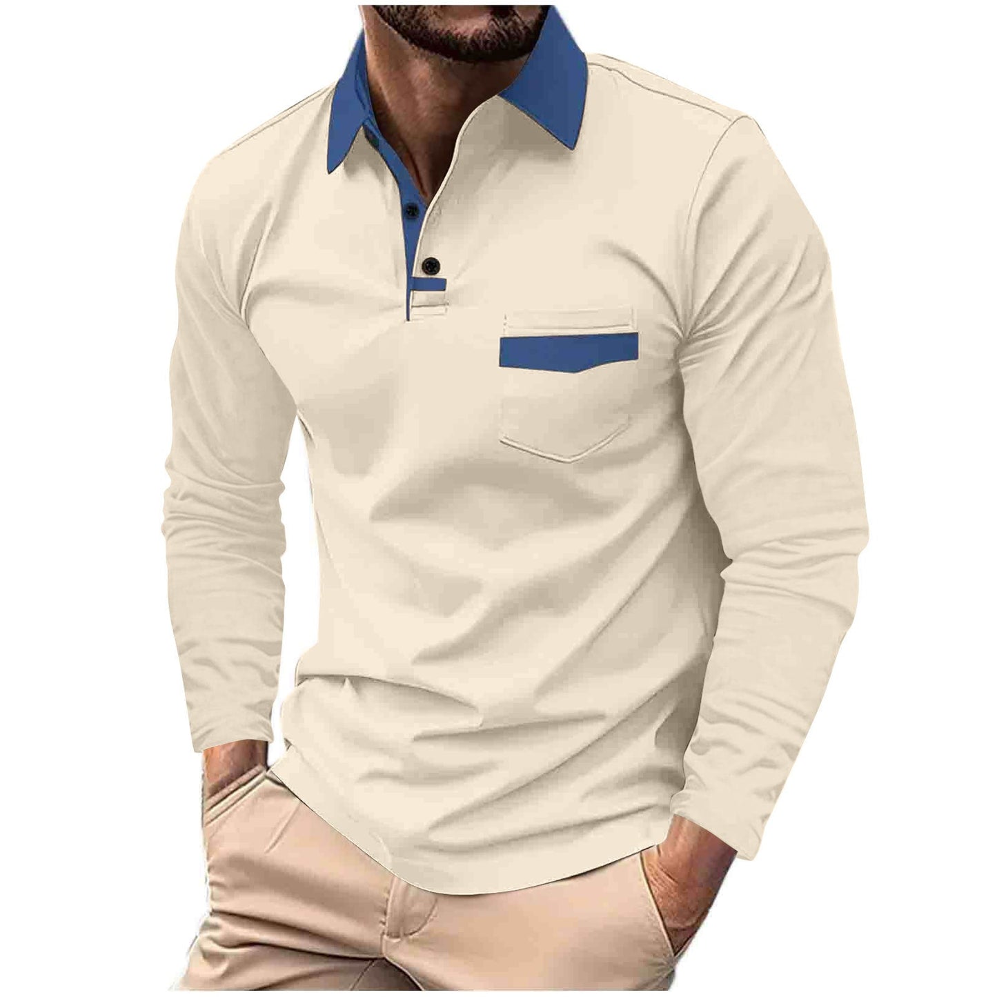 Long-sleeve polo shirt Colouronova