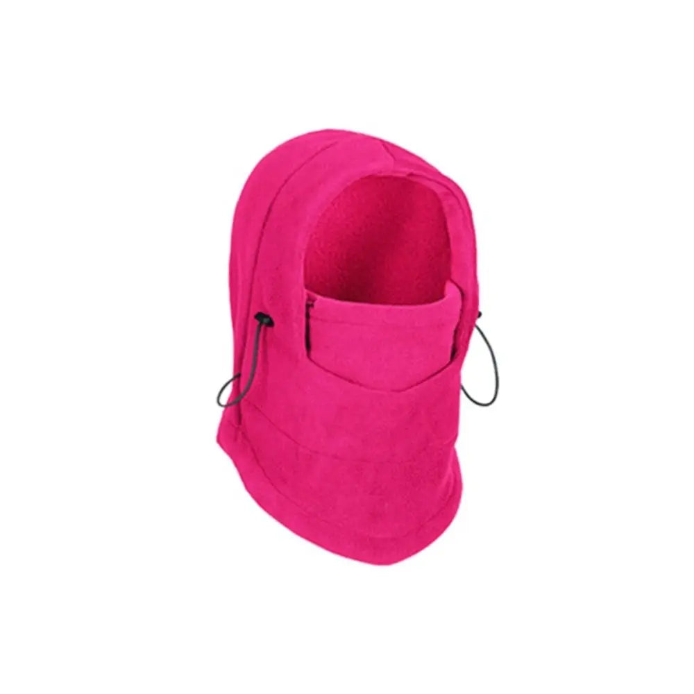 Winter Collar Hat Bonnet Hat Ear Protection Fleece Skullies Outdoor Women Winter Cap Pullover Cap Hooded Hat Beanies Hat - Colouronova