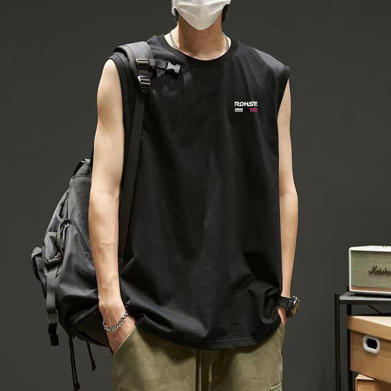 Men's Quick-Dry Sleeveless T-Shirt Loose Fit Workout Top Colouronova