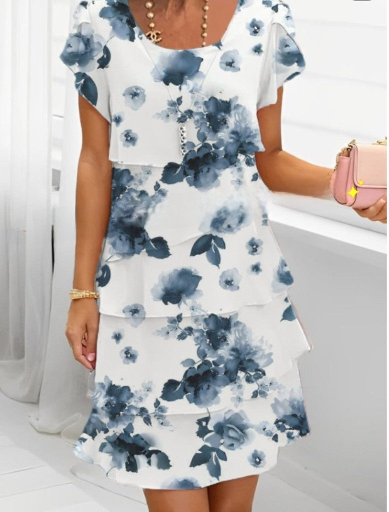 Chiffon dress Colouronova