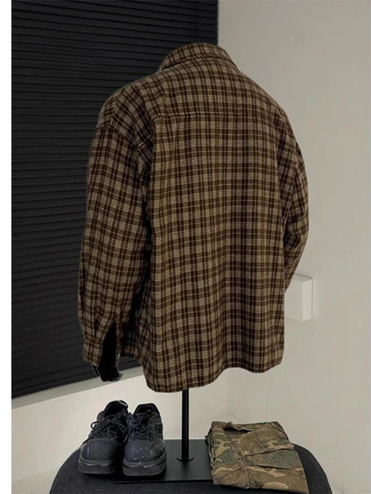 Mens Plaid Shirt Colouronova