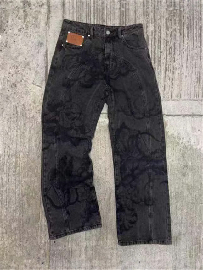 Mens Denim Trousers Colouronova