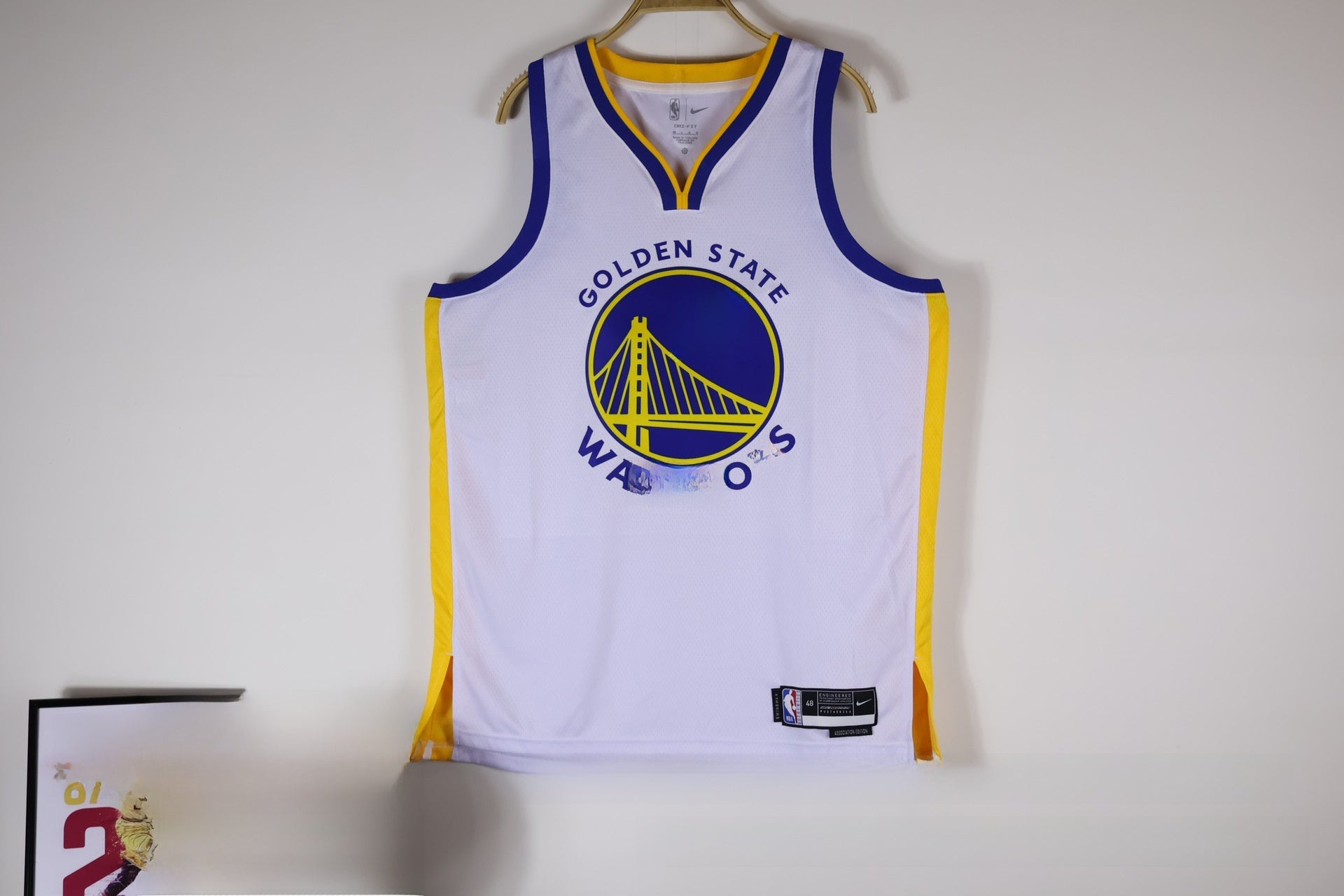 Retro Basketball Jersey Warriors Edition Colouronova