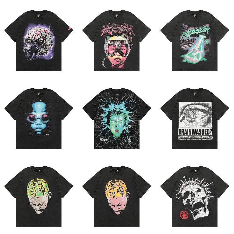 Retro Star Digital T-shirt Colouronova