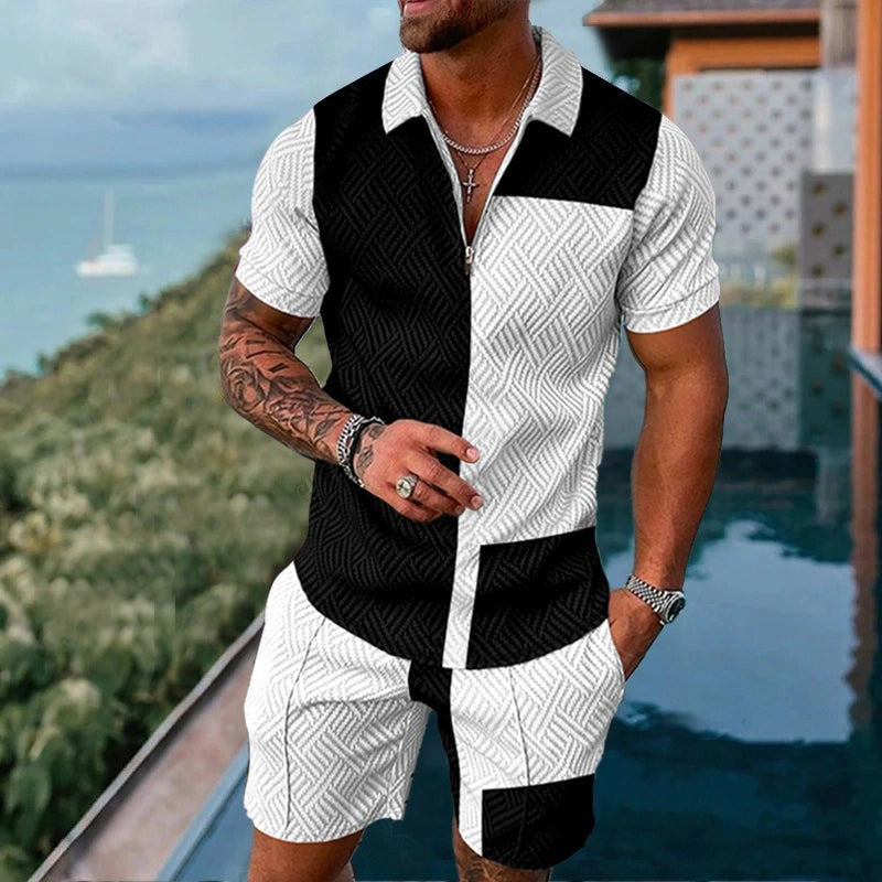Summer new men's suit Colouronova
