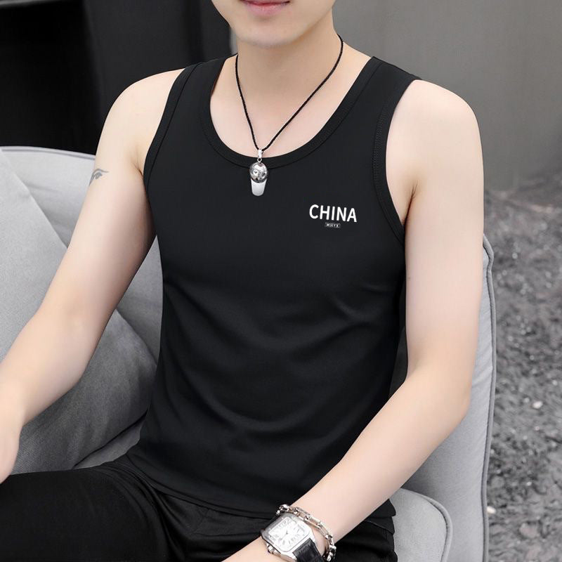 Mens Slim Fit Sports Vest Colouronova