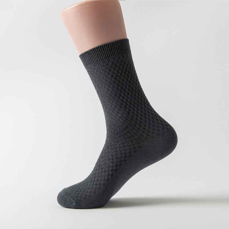 Bamboo fiber men's sweat-absorbing and breathable socks
