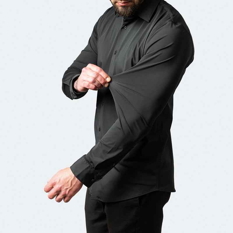Stretchable long-sleeved shirt