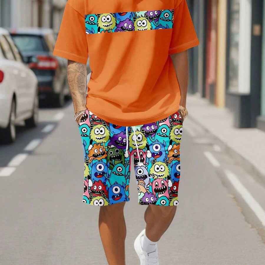 Loose and casual hip-hop suit