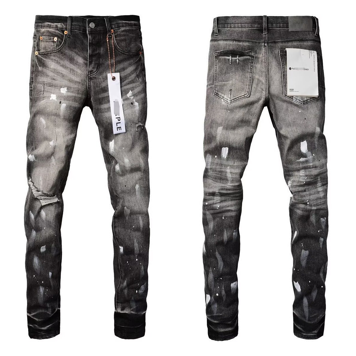 High Street ripped patch jeans Colouronova