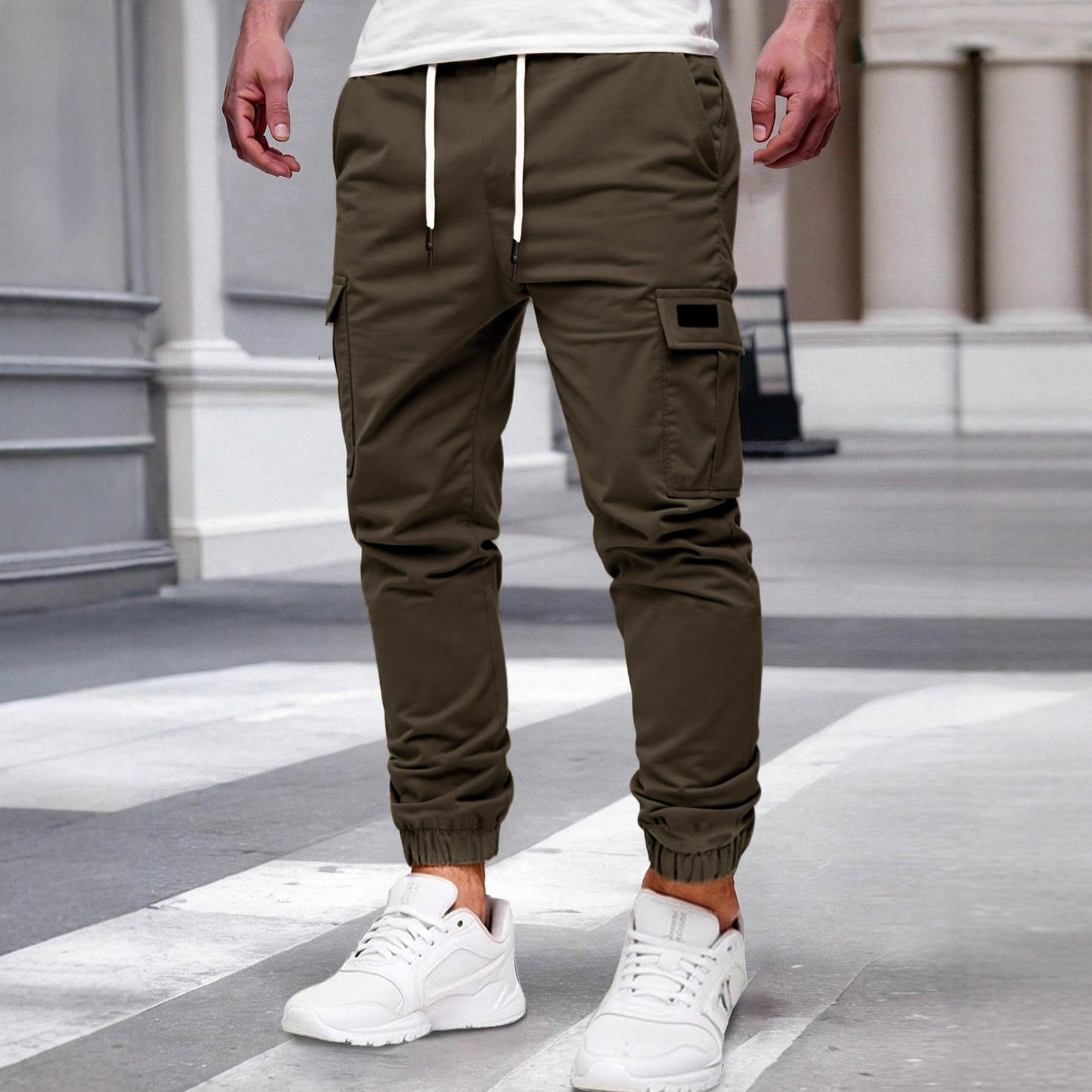 Relaxing multi-pocket work pants Colouronova