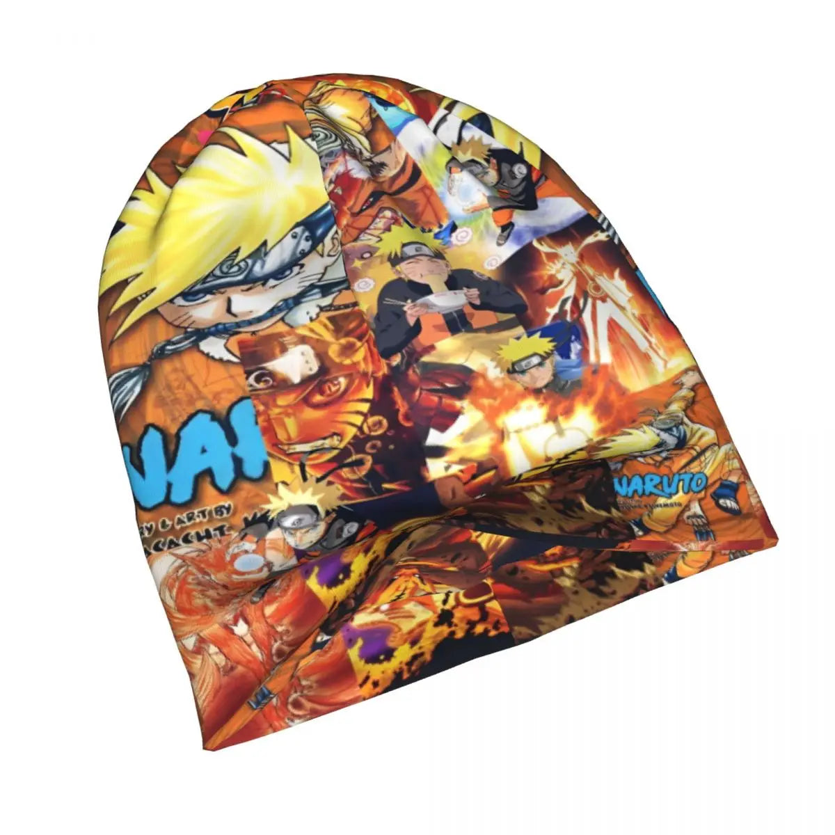 Unisex Chemo Beanie Skullies Narutos Anime Uzumaki Cartoon Outfit Fall Winter Warm Bonnet Knitting Hats - Colouronova