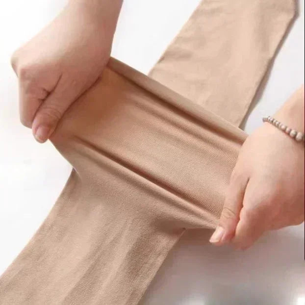 Thickened Thermal Tights Leggings Women Winter Fleece Velvet Thermo Stockings High Waist Elastic Slim Sexy Translucent Pantyhose - Colouronova